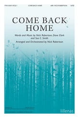 Come Back Home SATB choral sheet music cover